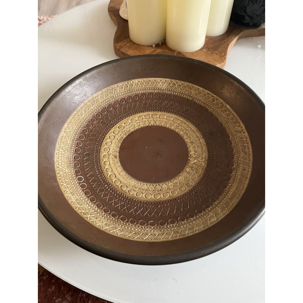 Vintage 1970's Scheurich Keramik 226-31 West German Large Ceramic Serving Bowl